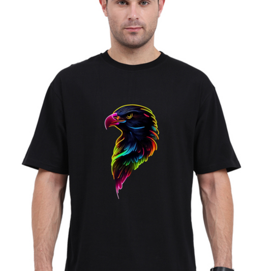 Eagle, Unisex oversized classic T-shirt made with 240GSM
